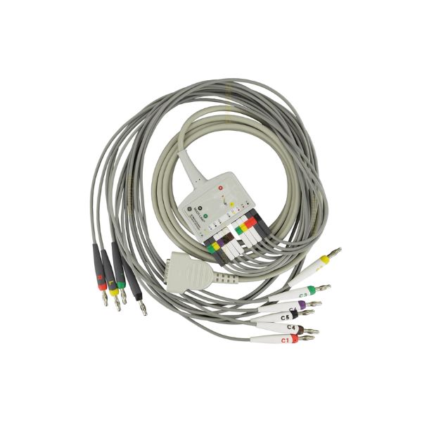 Câble patient 10 voies pour GE MAC